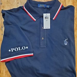 NWT mens Polo Ralph Lauren USA Custom sz 2LT